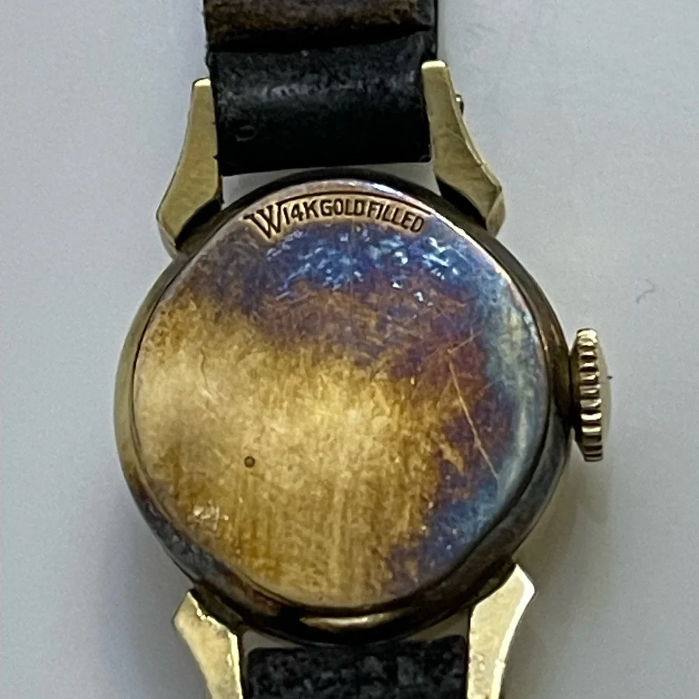 Vintage Lady Elgin watch 14 k gold filled